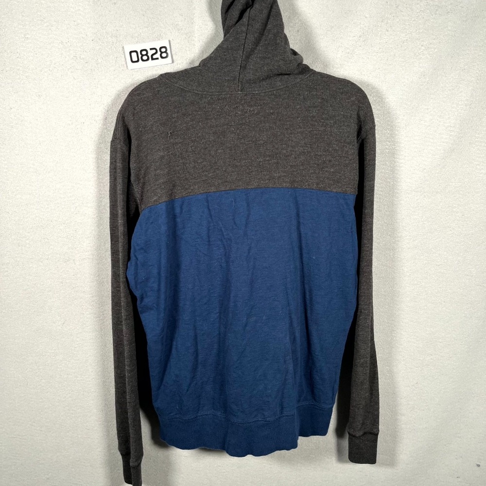 American Eagle Outfitters Hoodie Mens S Blue Gray‎ Graphic Pullover Lightweight - Picture 4 of 5